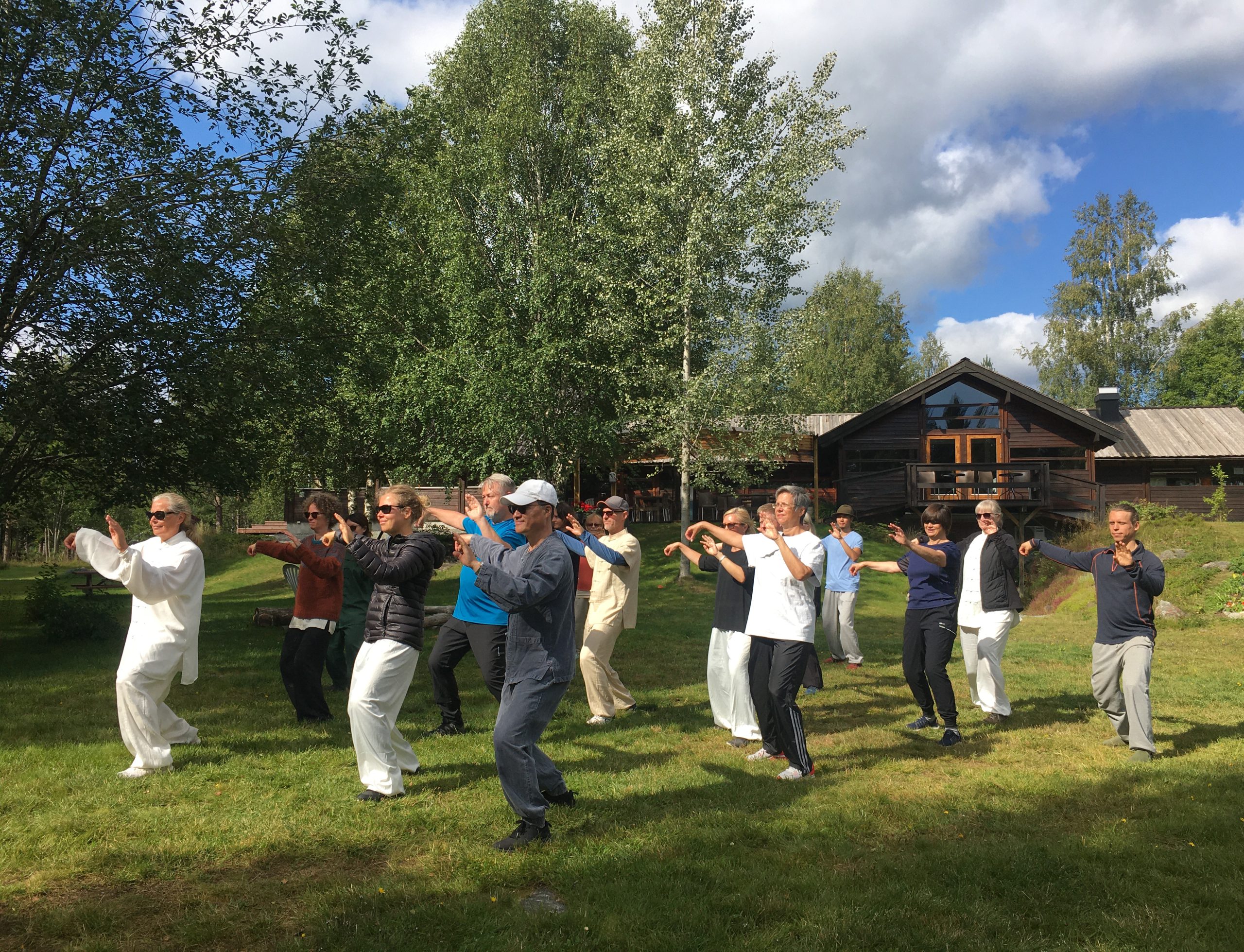 From earlier summer retreats at Dharma Mountain - Taiji Practise