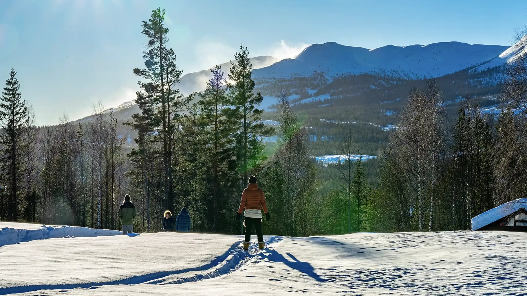 Banner 1 – Ute i snøen